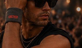 Sweatband, worn